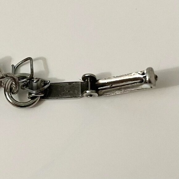 Vintage Western Faux Turquoise Charm Bracelet Cowboy Boots Horse Carriage Flaws - Picture 15 of 16